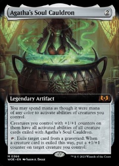 Agatha's Soul Cauldron Wilds of Eldraine Bordless